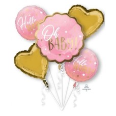 Oh Baby Pink Balloon Bouquet